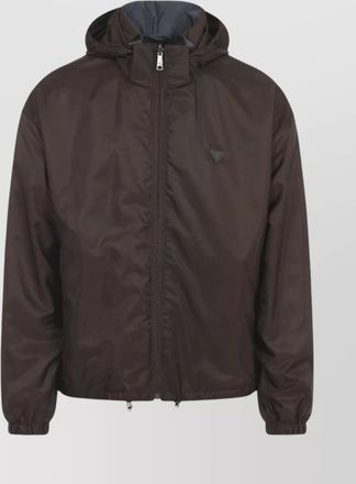 Prada reversible jacket stand-up collar