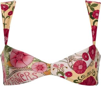 Agua Bendita Malory bikini top - Pink