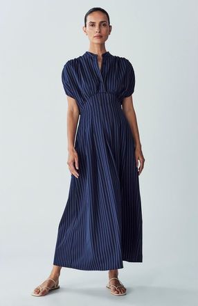 Willa Otis Dress in Navy Stripe at Nordstrom, Size 14