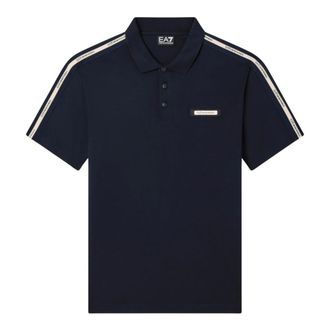 Emporio Armani Polo Shirts, male, Blue, Size: 2XL Polo Shirts