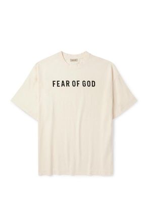 Fear of God Oversized Logo-Print Cotton-Jersey T-Shirt
