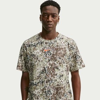 Nike Mens Nike Sportswear T-Shirt in Brown | IM5613-377