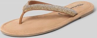 Tamaris Tamaris Zehentrenner aus echtem Leder in Rose Gold, Gr&ouml;&szlig;e 36