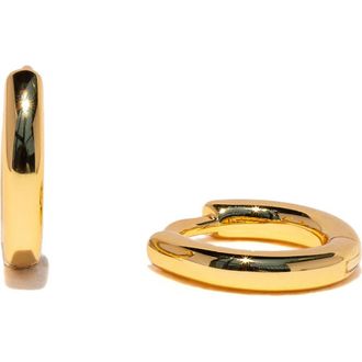 Girls Crew In My Element Hoop Earrings in Gold at Nordstrom