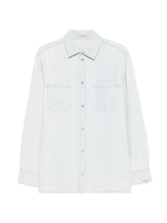 Golden Goose Journey Ms Over Shirt Pedro Pastel Full Sky Wash