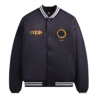 Kith For X-Men Cyclops Satin Bomber Jacket Ink KHM010321-432