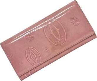 Cartier Pre-owned Portafoglio lungo Happy Birthday (bi-fold) - - Pre-owned - Donna - Rosa - ONE SIZE