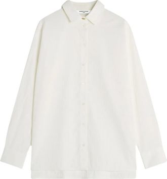Maison Kitsun&eacute; Camicia a righe - Bianco