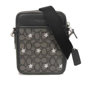 Coach Signature Black Jacquard Shoulder Bag (Pre-Owned)