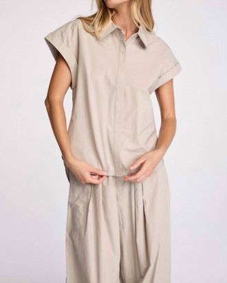 Sundays Asher Shirt In Willow Grey