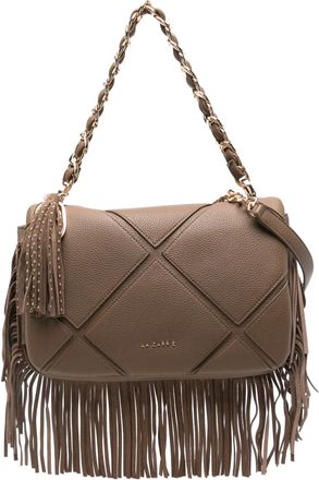 La Carrie Isabel tassel fringed shoulder bag - Brown