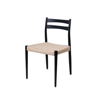 Koketto Home Silla de madera de haya en color negro