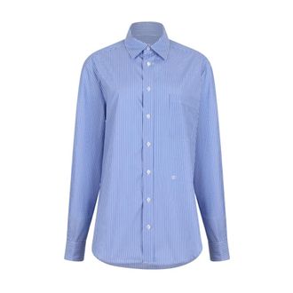 Douuod Camicia a Righe - - Blouses & Shirts - Donna - Blu - S