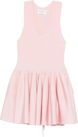 Brandon Maxwell Abito corto con design a tulipano - Rosa