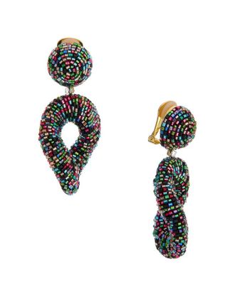 Oscar De La Renta Twisted Drop Earrings