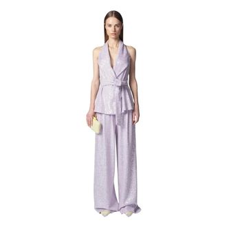 Twentyfourhaitch Wide Trousers, female, Purple, Size: 2XL Arizona Wide Trousers