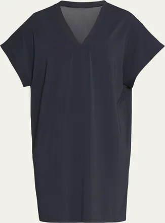 Eres Tali V-Neck Short-Sleeve Coverup Tunic