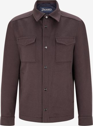 Herno Lang&auml;rmeliges Flanellhemd