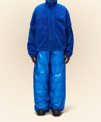 Rains Kofu Fleece Bomber In Waves