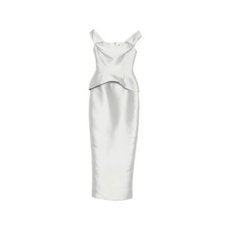 Solace London Mujer, Vestidos, Gris, Talla: XS