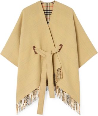 Burberry Wool Tay Cape