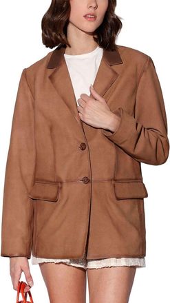 Walter Baker Ray Leather Blazer