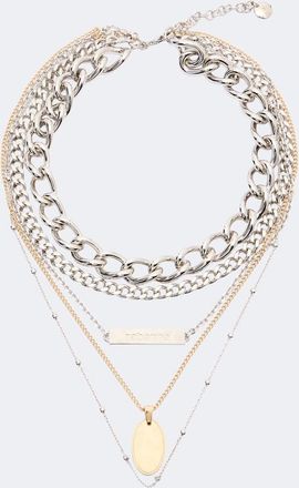 Paco Rabanne Collar de cadena a capas