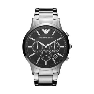 Emporio Armani Accessoires, Heren, Grijs, ONE Size, Horloges