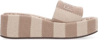 Fendi Wedges, female, Brown, 4 1/2 UK, Sunshine Slide