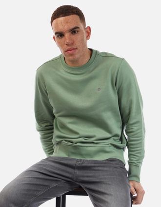GANT Mens Shield Logo Crewneck Sweatshirt - Green - Size: 42