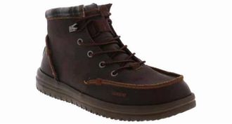 Hey Dude Mens Bradley Classic Boot In Classic Brown