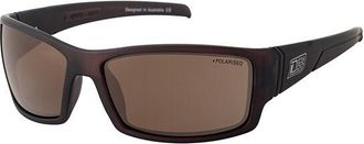 Dirty Dog Defendor Polarized 53655 Mens Sunglasses Brown Size 65