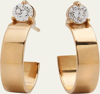 Lana Jewelry Solo Diamond Hoop Earrings