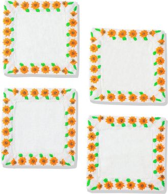 Tiramisu Set Of 4 The Marigold Beaded Cocktail Napkins