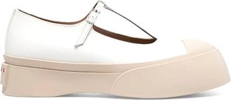 Marni Schoenen, Dames, Wit, 38 EU, Leer, Stijlvolle Scarpa Schoenen voor jou