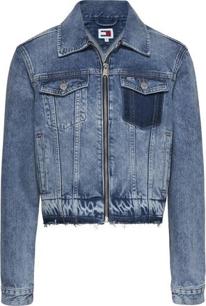 Tommy Jeans Vintage Slim Fit Denim Jacket - Dames - Spijkerjassen - Blauw - S - Denim - Jassen