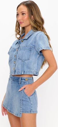 Show me your Mumu Monroe Skort in Stratosphere at Nordstrom, Size 25