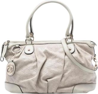 Gucci Pre-owned Sukey - Dames - Vintage Handtas - Wit - ONE Size - Leer - Vintage