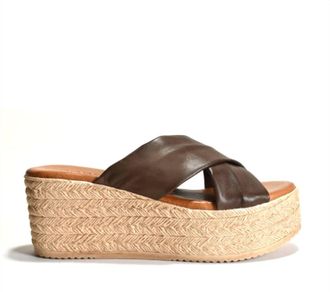 Cordani Womens Bella Leather Sandals In Brown