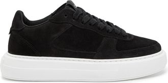 Cleens Court Panelled Suede Sneakers - Black And White - 9.5 (IT43.5 / UK9.5)