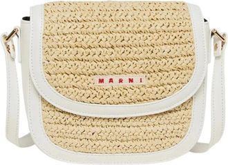 Marni Borsa Effetto Rafia Smile - - Bags - Donna - Beige - ONE SIZE