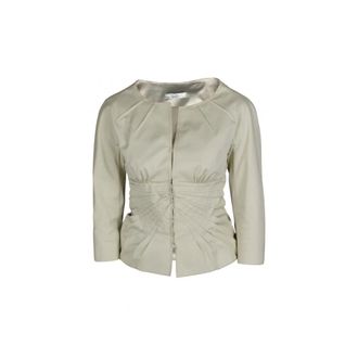 Prada Dames, Jassen, Beige, Maat: XS Katoen