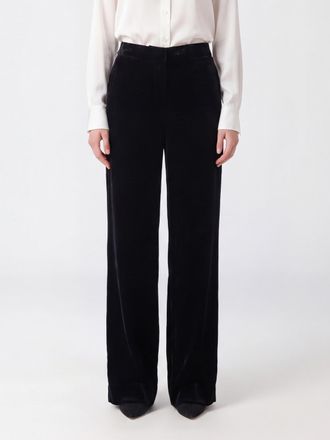 Parosh P. A.R. O.S. H. High-Waisted Silk-Velvet Palazzo Trousers