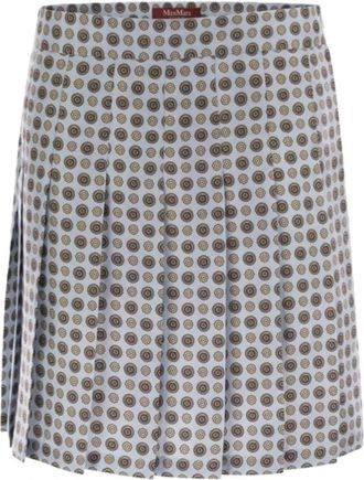 Max Mara Madison Skirt - Dames - Korte rokken - Veelkleurig - 2XS - Wol - Rokken