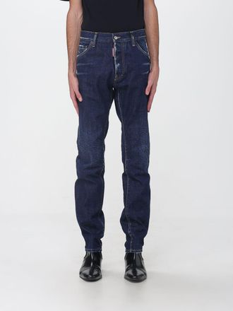 Dsquared2 Jeans Teddy straight slim fit in denim di cotone