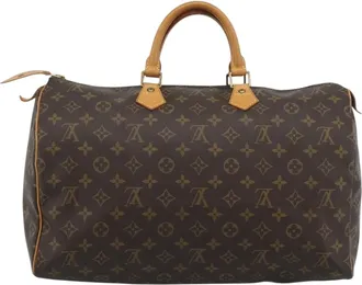 Louis Vuitton Speedy Monogram Canvas Brown Canvas Handbag (Pre-Owned)