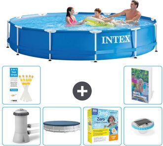 Intex Piscina Con Estructura Redonda - 366x76 Cm - 7-piezas S178