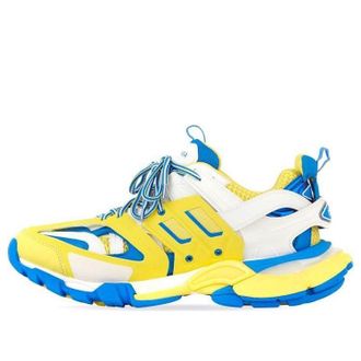 Balenciaga Track 1.0 LED Sneakers Yellow Blue 555036W3AD37049