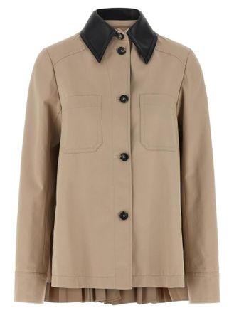 Sportmax Beige Gabardine Jacket