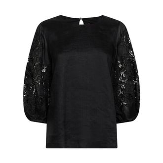 Max Mara Blouses, female, Black, Size: L Blouses